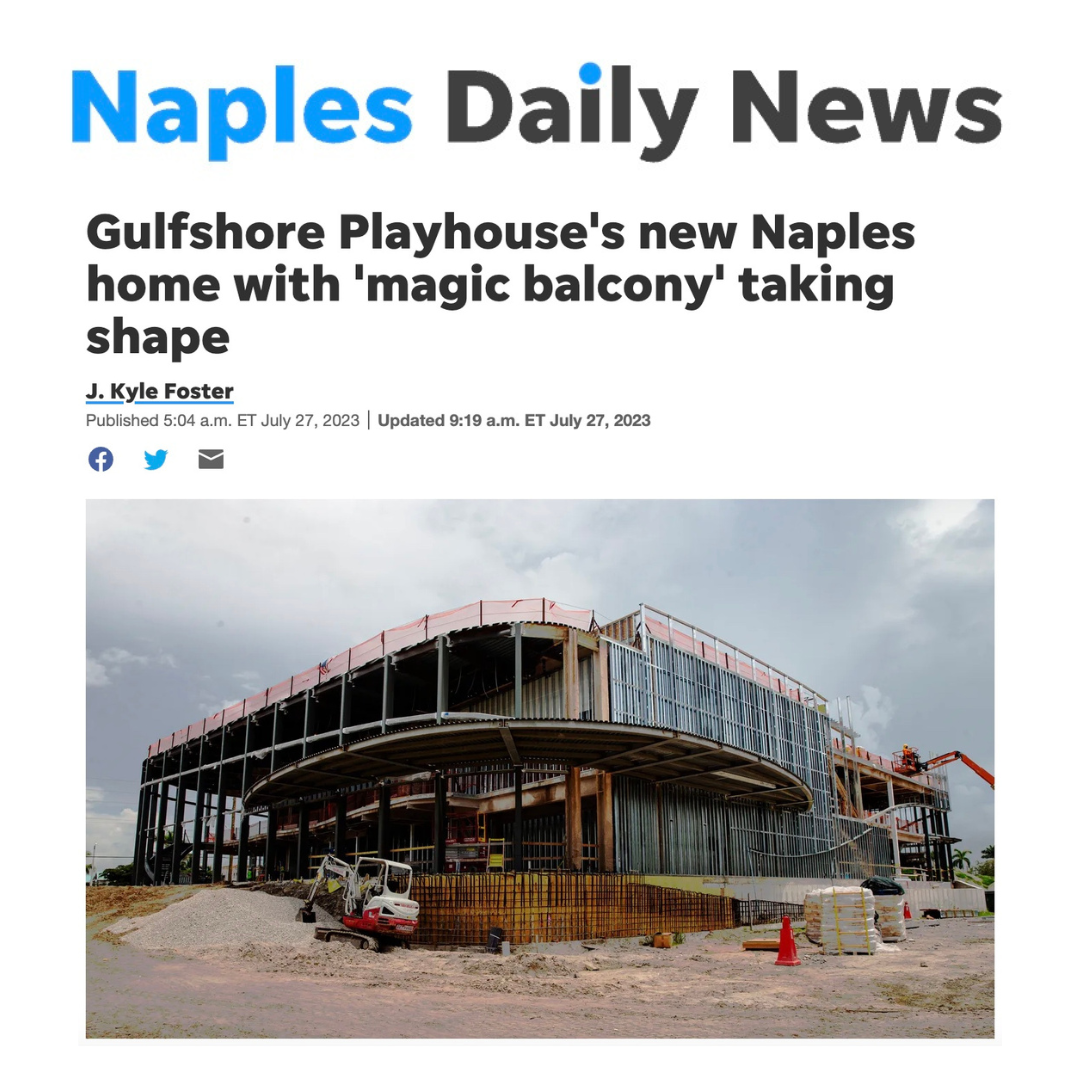 Gulfshore Playhouse's new building takes shape, set to open in 2024 |  Gulfshore Playhouse, image size:1080x1080